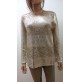 38 Keyra' donna 33 oversize maglia knitting woman dzhersi yersey oro 3800330609