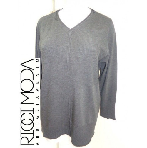 38 Over Keyra 33 donna maglia oversize calibrata taglie forti big 3800330808