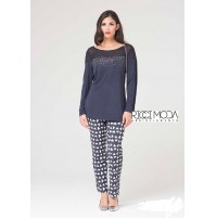 38 maglie 130  knitting woman dzhersi tricoter femme malla strick  3801300031