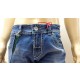 99 BE BERMUDA  JEANS CON RISVOLTO RIFINITO VERDE +ROTTURE  9900800055