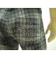 ART.6135  DENNY ROSE PANTALONE SCOZZESE CAPRI RICAMO TASCHE TG.XS