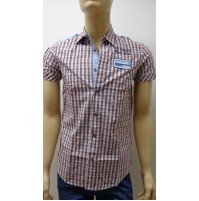 Outlet 32 camicia uomo chemise camisa shirt 100% cotone slim