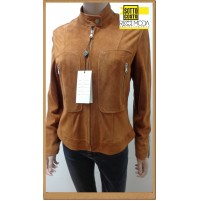 Outlet -50% donna capi in pelle giaccha jacketa woman chaqueta mujer 1200860001