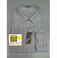Outlet -75%  32 - 0 Camicia uomo shirt chemise camisa riga lilla  3200540300
