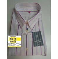 Outlet -75% 32 - 0 Camicia uomo shirt chemise camisa  rubashka lilla 3200540008