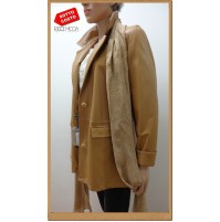 Outlet  donna capi in pelle giaccha jacketa woman chaqueta mujer  ves 1200010008