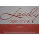 Outlet sottocosto intimo LOVABLE 3x2 Lovely taglio vivo 1.020.3