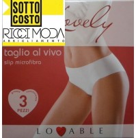 Outlet sottocosto intimo LOVABLE 3x2 Lovely taglio vivo 1.021.5