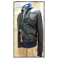 Outlet uomo giubbotto jacket kurtka veste chaqueta leather jacket 1201190001